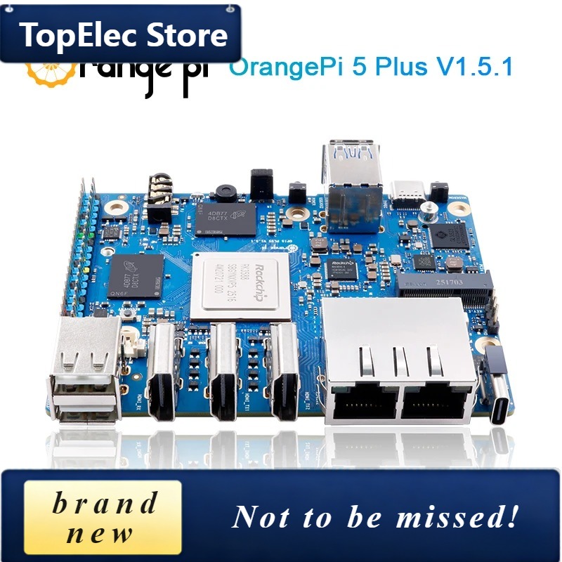 TopElec Orange Pi5 Plus 16 ГБ, – обзор и цена Rk3588 Mini Pc Board
