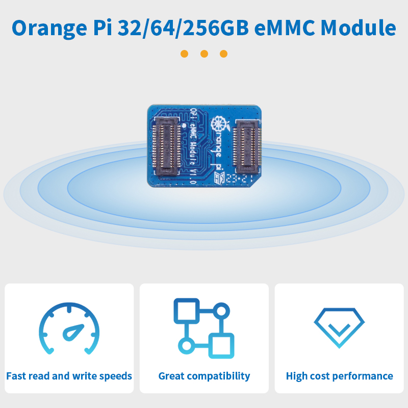 Модуль EMMC Orange Pi 32 ГБ 64 – обзор и цена Orange Pi 5 Plus 32Gb